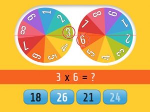 Multiplication Spin Puzzle - Ludoryx free online game